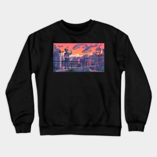 Fantasy Roof Crewneck Sweatshirt